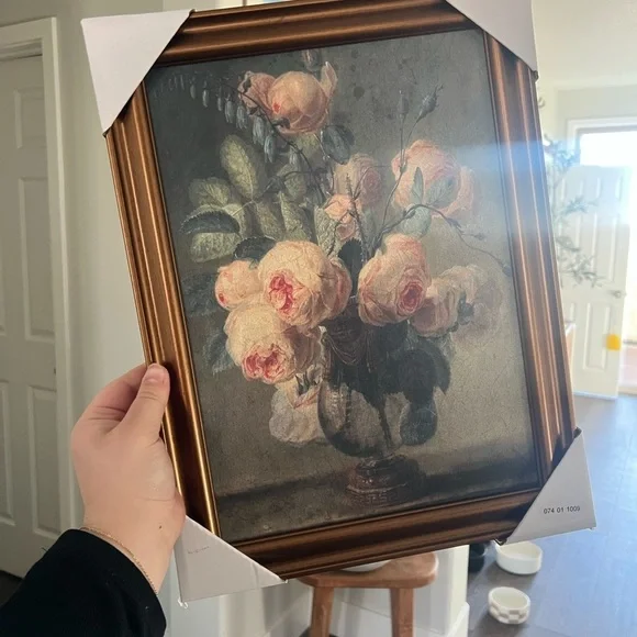 12" × 16" Antique Floral Framed Canvas
Board Olive Green - Threshold - Picture 4 of 6